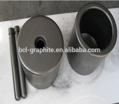 High Purity Graphite crucible for melting aluminium Alloy copper Graphite materials