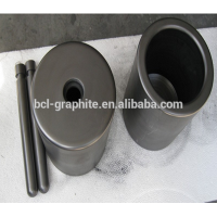 High Purity Graphite crucible for melting aluminium Alloy copper Graphite materials